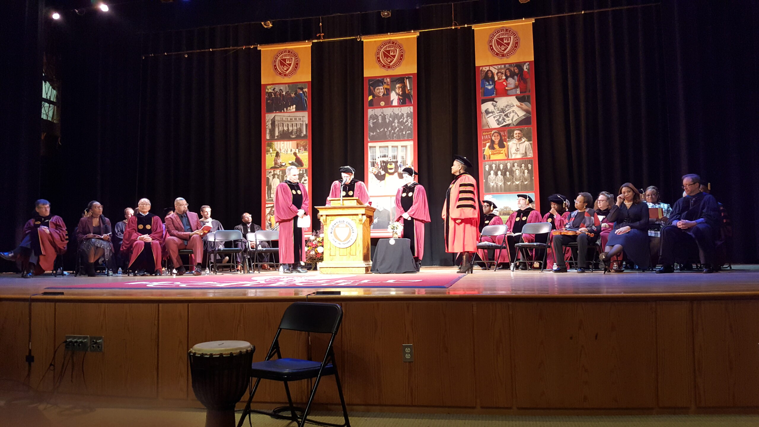 graduation ceremony at bloomfield